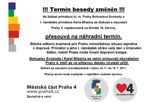 Omluva MČ Praha 4