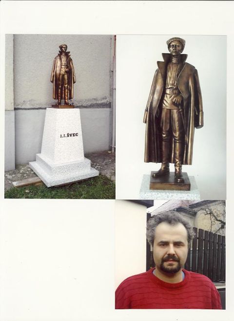 Model pomníku plukovníka Švece