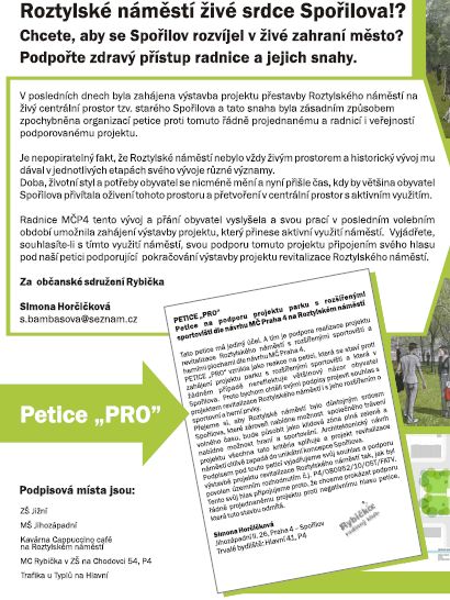 Roztylsk nmst - iv srdce Spoilova