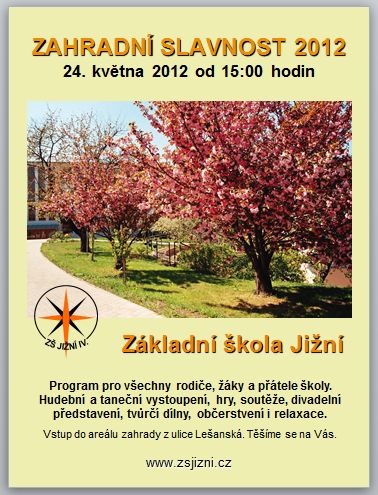 Zahradn slavnost Z Jin 2012