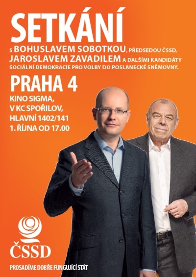 Setkn s B. Sobotkou