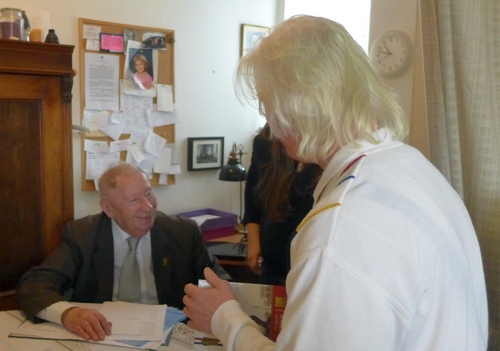 Vladimr Prchlk pi autogramid - 6. 3. 2016