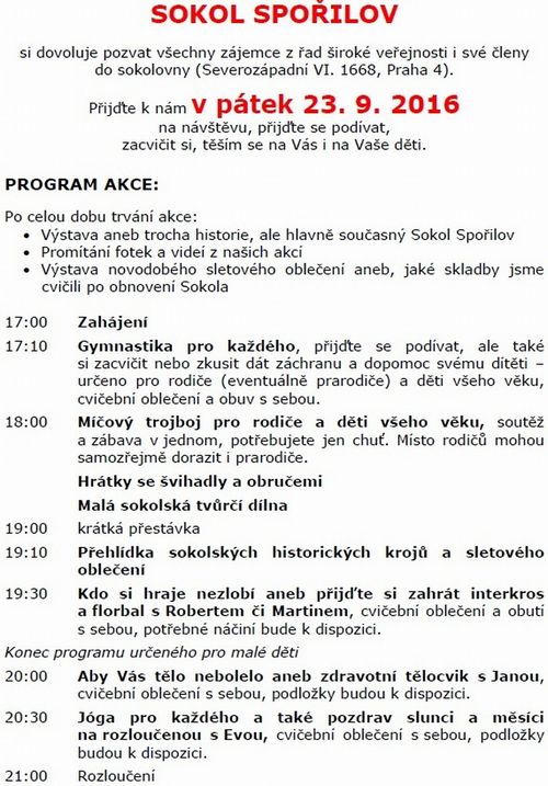 Noc sokoloven 2016 - Spoilov