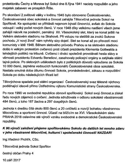 Zaloen TJ Sokol Spoilov