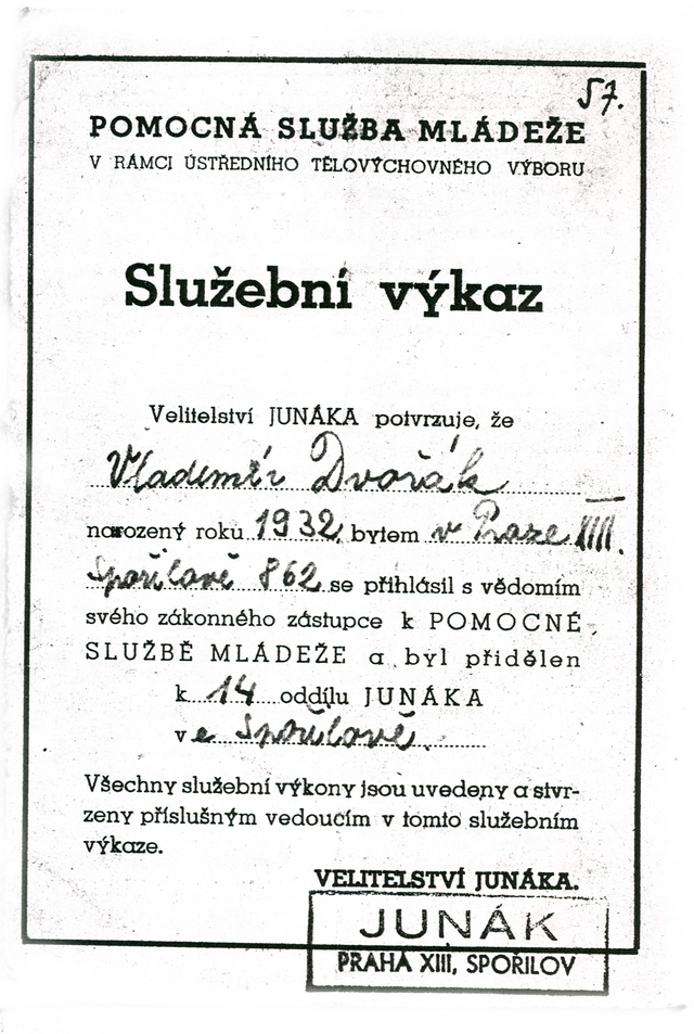 Kvten 1945. Repro Vladimr Dvok.